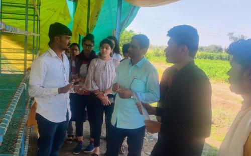 One day Education tour visit to Sericulture farm