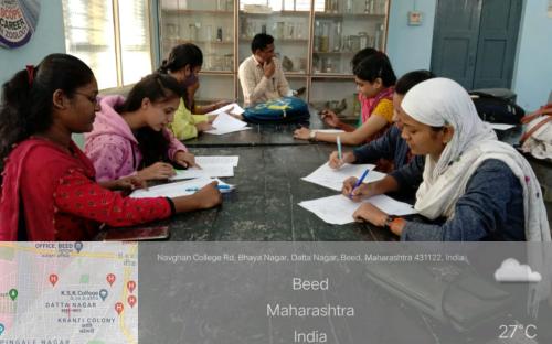 Student group discussion