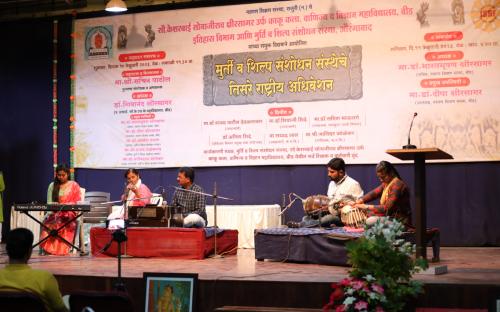 5.	Department of Music participated in  Cultural Program of Tow Day’s National Conference on the topic of Icons, Sculpture, Temple and Architecture. Organized by Department of History dated 10th &11th February 2023