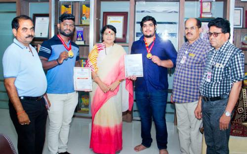 Gold Medal Winner For Weight Lifting