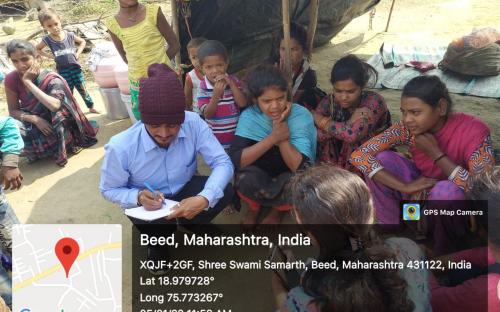 visit to bhilla and gond (ST) community 5-1-2022