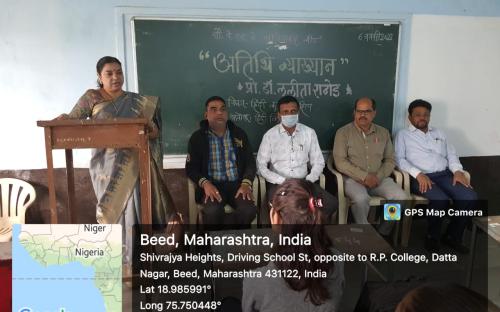 Guest Lecture on Hindi katha sahitya Date 06/01/2022