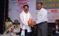 Principal Dr. Shivanand Kshirsagar Sir felicitation of Tow Day’s National Conference’s Key Note Speaker Dr. Sachin Patil